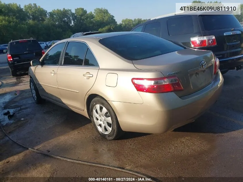 4T1BE46K09U811910 2009 Toyota Camry Le