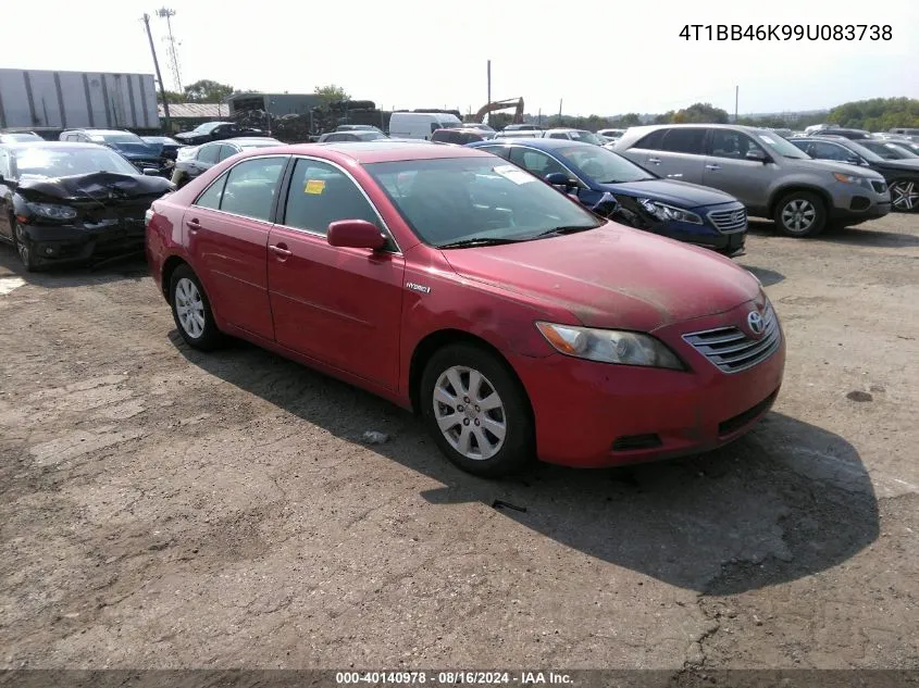 2009 Toyota Camry Hybrid VIN: 4T1BB46K99U083738 Lot: 40140978