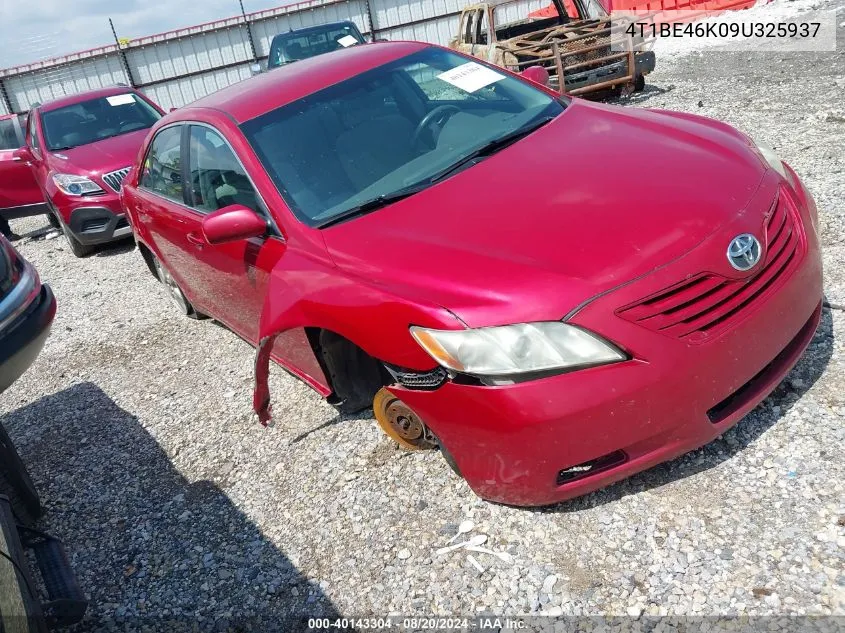 2009 Toyota Camry Se/Le/Xle VIN: 4T1BE46K09U325937 Lot: 40143304