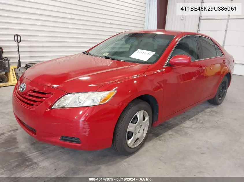 2009 Toyota Camry Le VIN: 4T1BE46K29U386061 Lot: 40147975