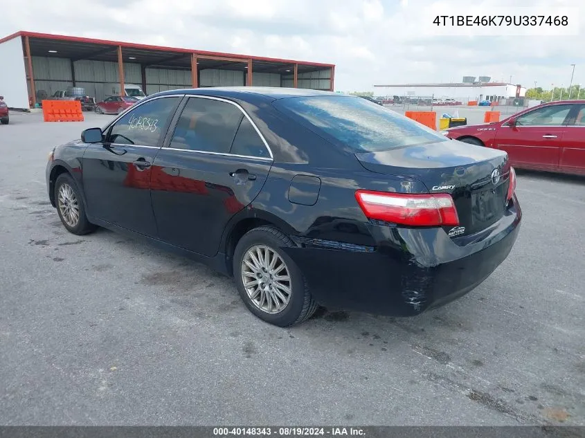 2009 Toyota Camry Le VIN: 4T1BE46K79U337468 Lot: 40148343