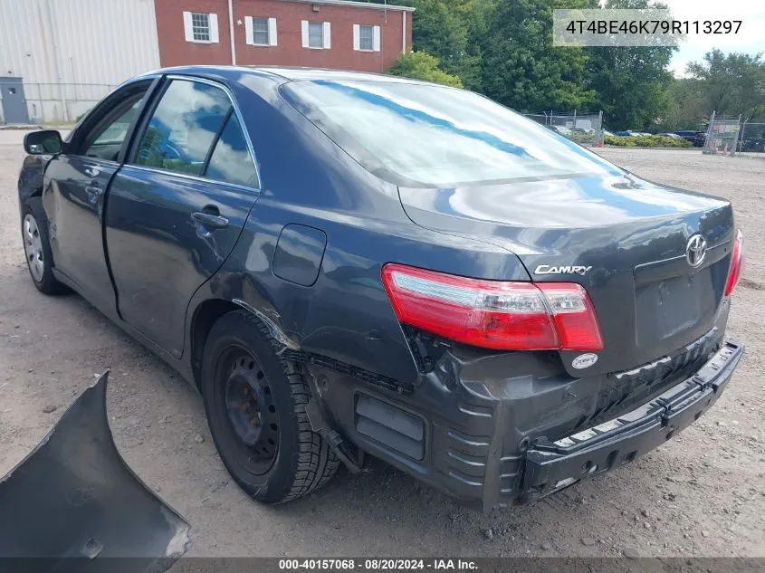 2009 Toyota Camry Le VIN: 4T4BE46K79R113297 Lot: 40157068