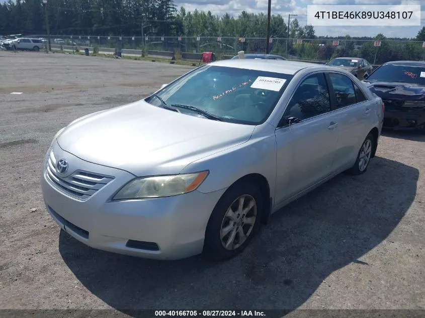 2009 Toyota Camry Le VIN: 4T1BE46K89U348107 Lot: 40166705