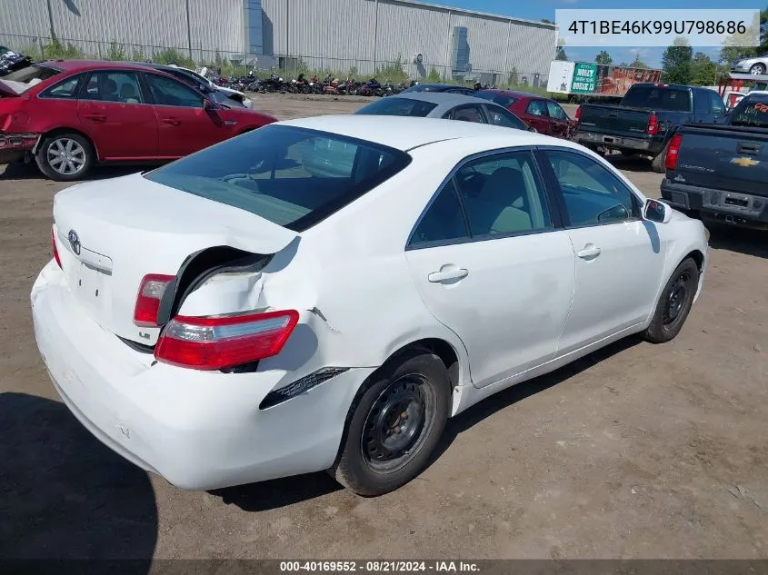 2009 Toyota Camry Le VIN: 4T1BE46K99U798686 Lot: 40169552