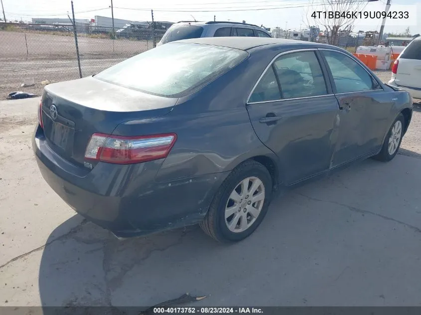 2009 Toyota Camry Hybrid VIN: 4T1BB46K19U094233 Lot: 40173752