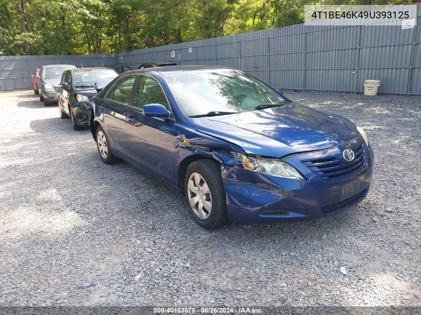 4T1BE46K49U393125 2009 Toyota Camry Le