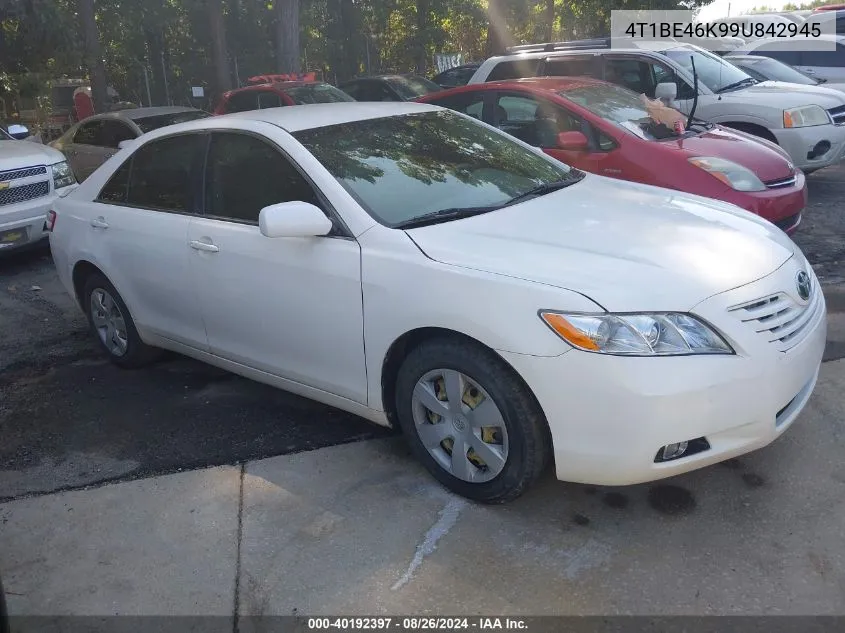 2009 Toyota Camry VIN: 4T1BE46K99U842945 Lot: 40192397