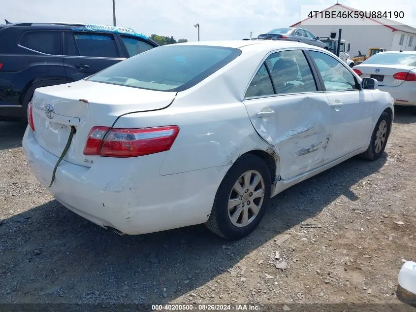 4T1BE46K59U884190 2009 Toyota Camry Xle