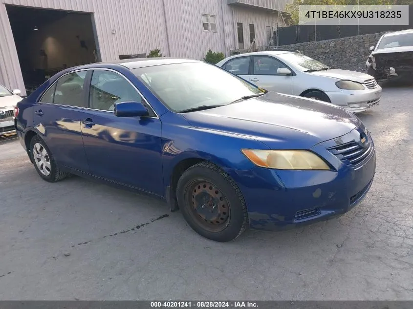 2009 Toyota Camry Le VIN: 4T1BE46KX9U318235 Lot: 40201241