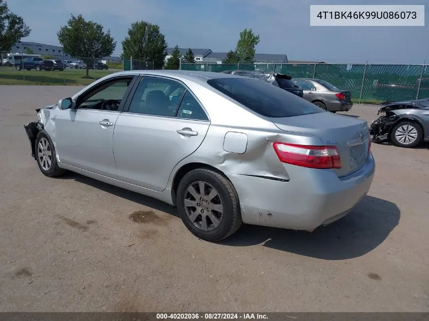 2009 Toyota Camry Xle V6 VIN: 4T1BK46K99U086073 Lot: 40202036