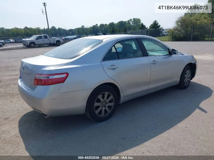 2009 Toyota Camry Xle V6 VIN: 4T1BK46K99U086073 Lot: 40202036