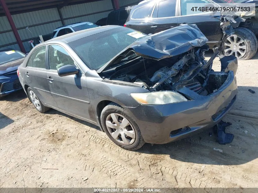 2009 Toyota Camry Le VIN: 4T4BE46K39R067533 Lot: 40212887