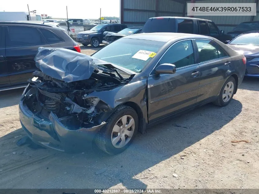 4T4BE46K39R067533 2009 Toyota Camry Le