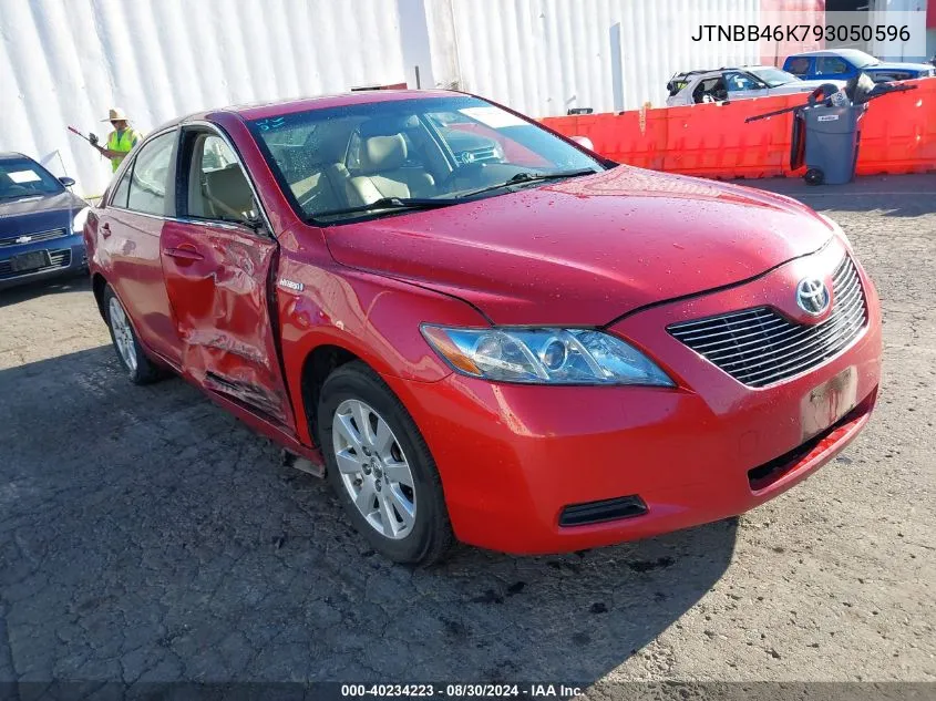 2009 Toyota Camry Hybrid VIN: JTNBB46K793050596 Lot: 40234223