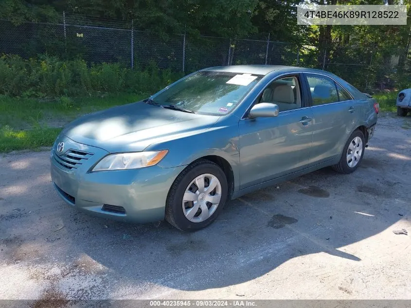 2009 Toyota Camry Le VIN: 4T4BE46K89R128522 Lot: 40235945