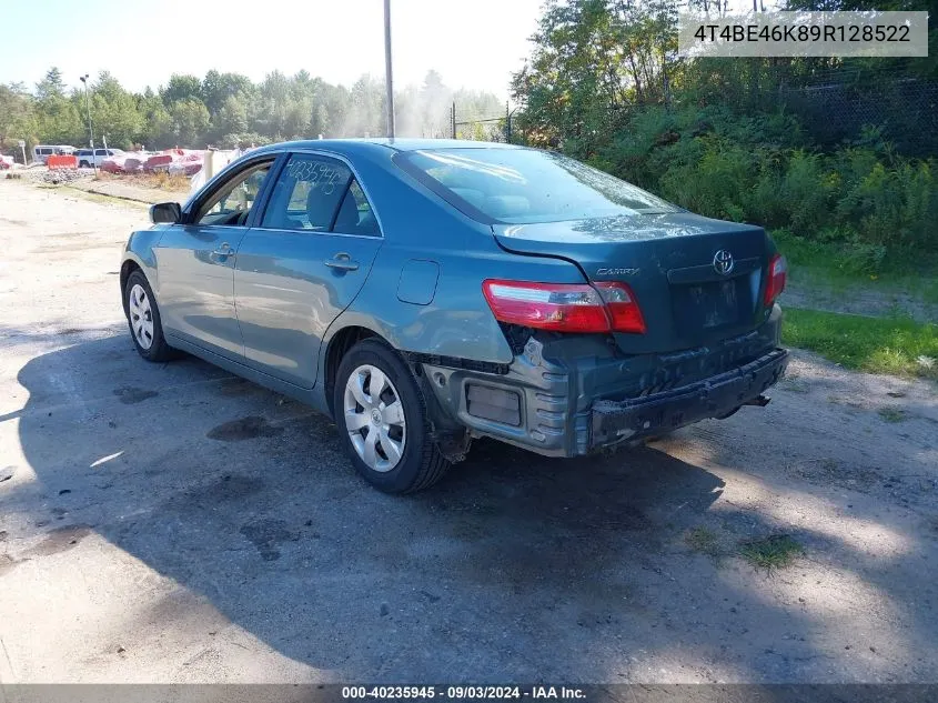 2009 Toyota Camry Le VIN: 4T4BE46K89R128522 Lot: 40235945