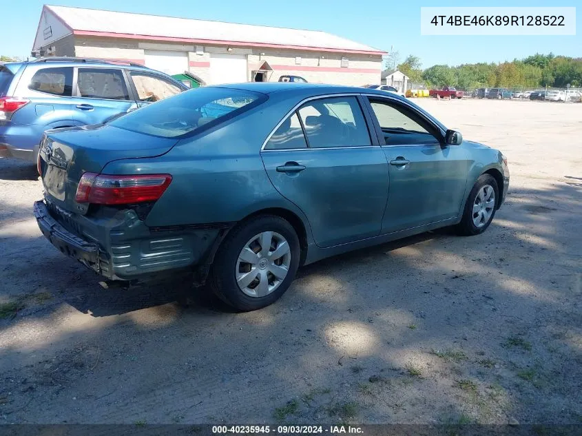 2009 Toyota Camry Le VIN: 4T4BE46K89R128522 Lot: 40235945