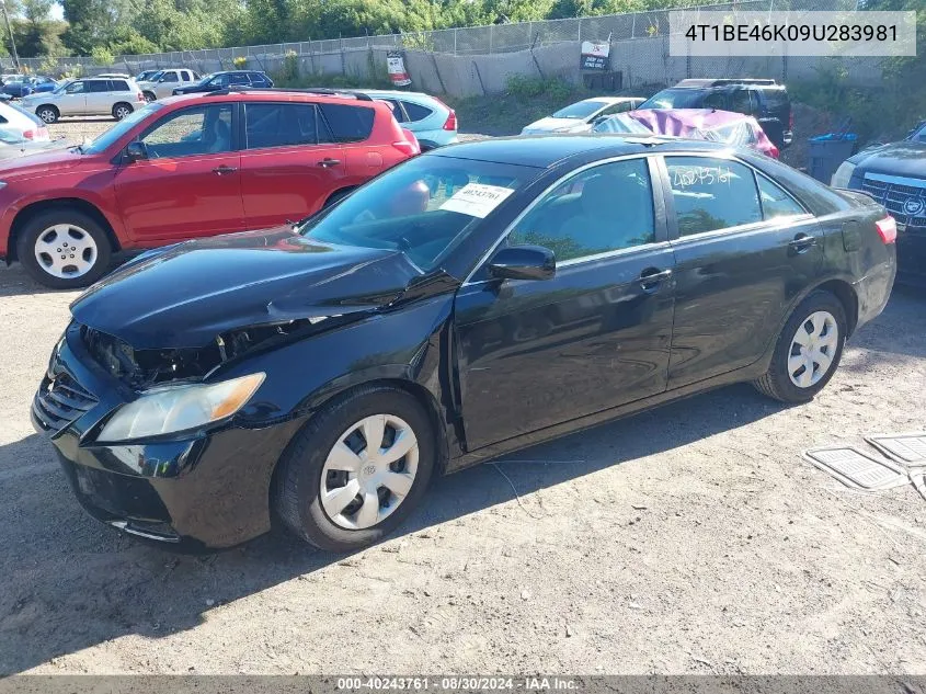 4T1BE46K09U283981 2009 Toyota Camry Le