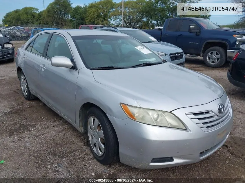 2009 Toyota Camry Le VIN: 4T4BE46K19R054747 Lot: 40245888