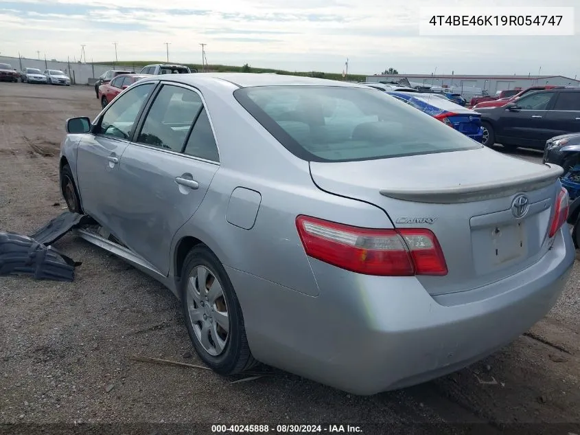 4T4BE46K19R054747 2009 Toyota Camry Le