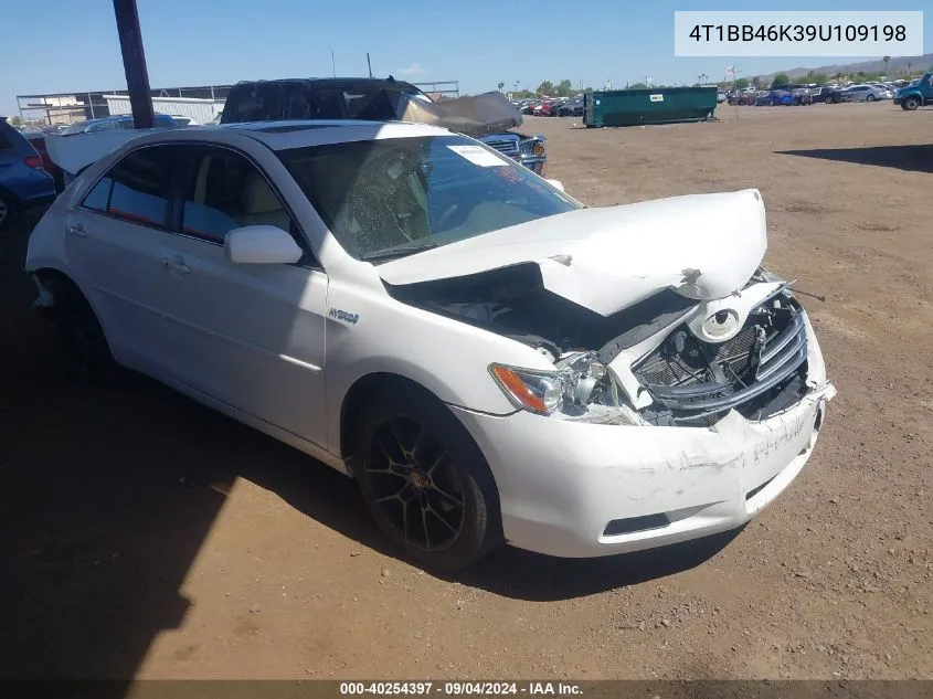 4T1BB46K39U109198 2009 Toyota Camry Hybrid