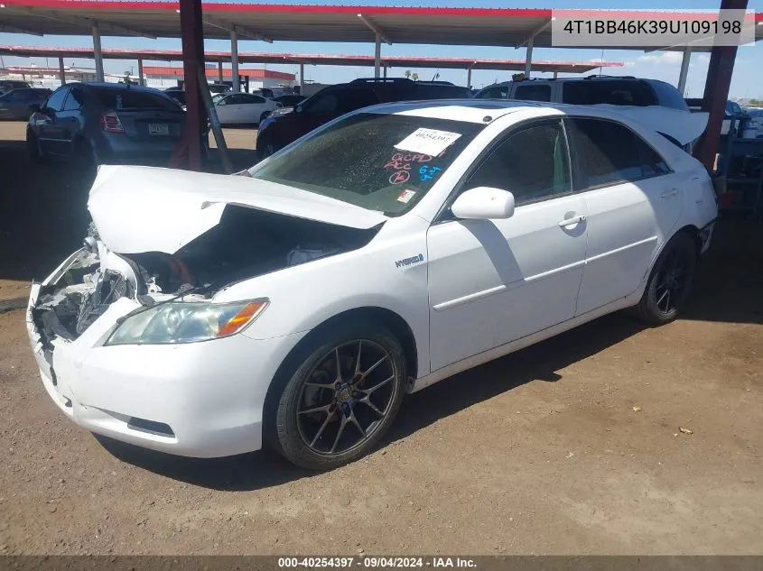 2009 Toyota Camry Hybrid VIN: 4T1BB46K39U109198 Lot: 40254397