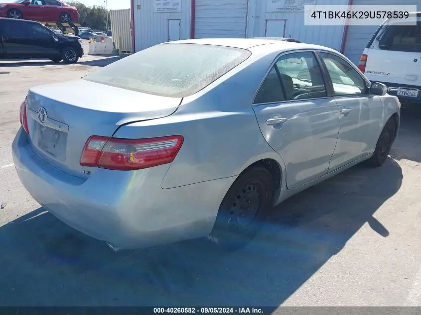 4T1BK46K29U578539 2009 Toyota Camry Le V6