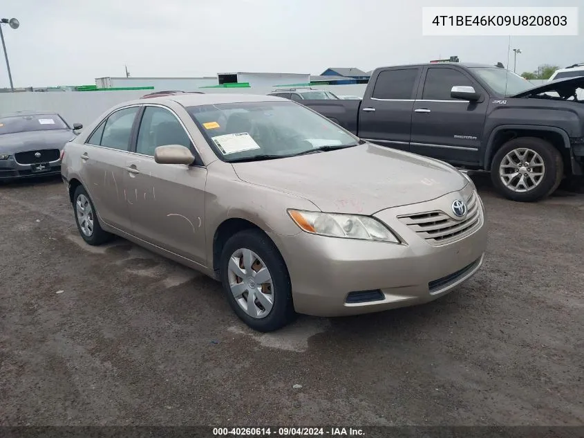 4T1BE46K09U820803 2009 Toyota Camry Se/Le/Xle