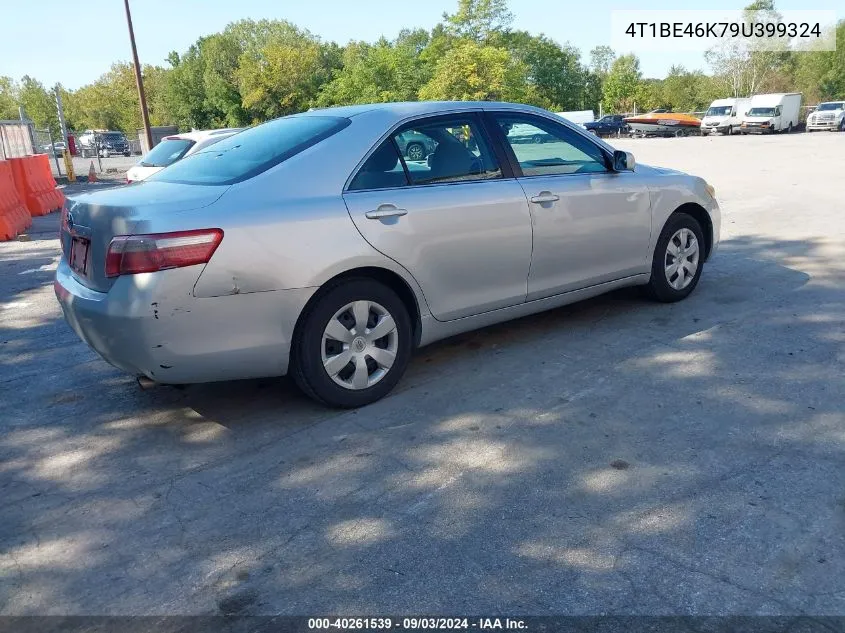 2009 Toyota Camry Le VIN: 4T1BE46K79U399324 Lot: 40261539