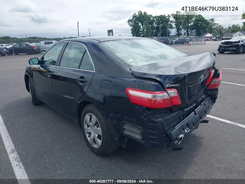 2009 Toyota Camry Le VIN: 4T1BE46K79U383124 Lot: 40267777