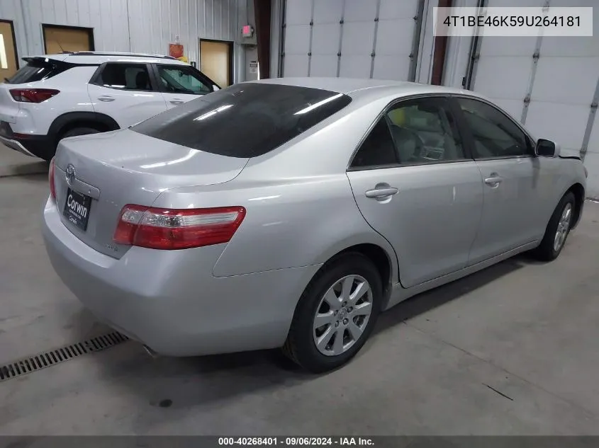 2009 Toyota Camry Xle VIN: 4T1BE46K59U264181 Lot: 40268401