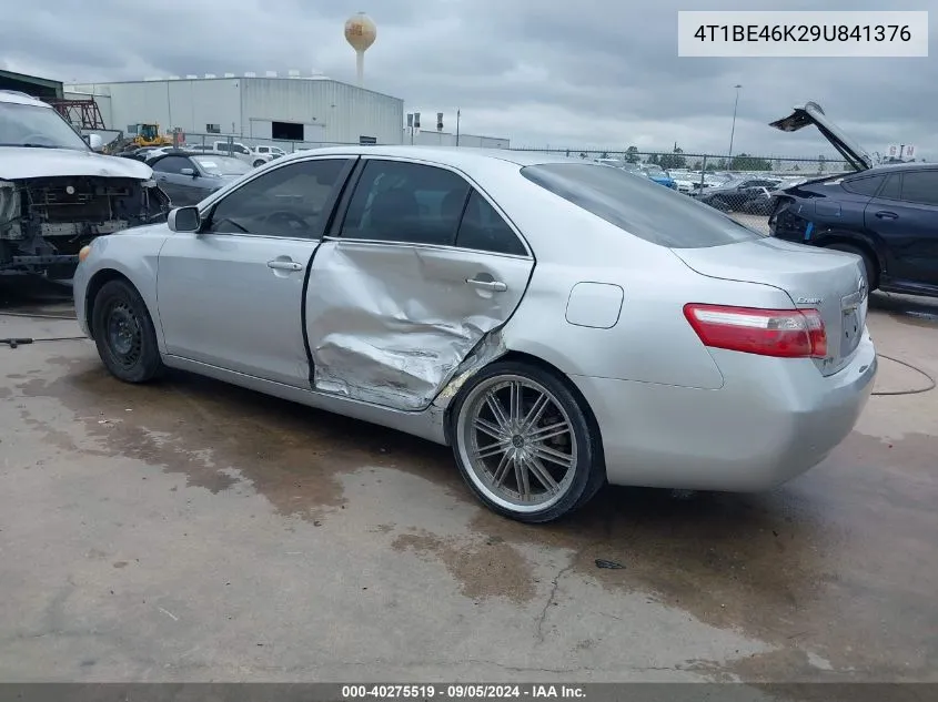 2009 Toyota Camry Le/Se/Xle VIN: 4T1BE46K29U841376 Lot: 40275519