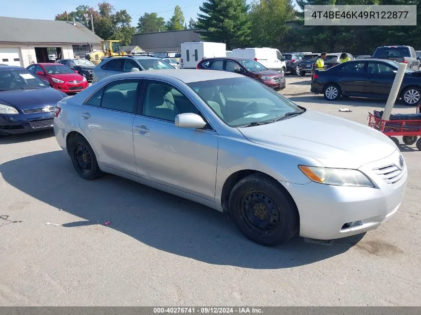 2009 Toyota Camry Le VIN: 4T4BE46K49R122877 Lot: 40276741