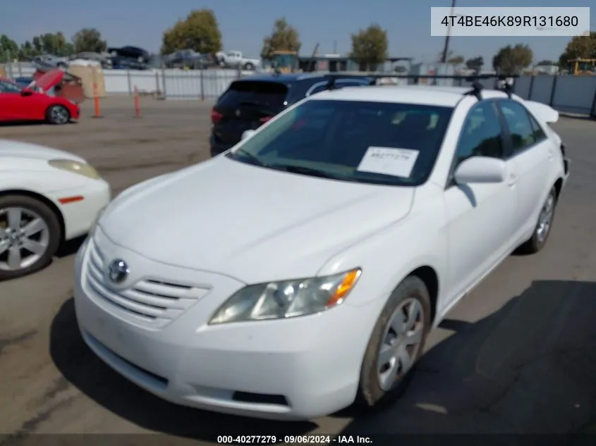 2009 Toyota Camry Le VIN: 4T4BE46K89R131680 Lot: 40277279