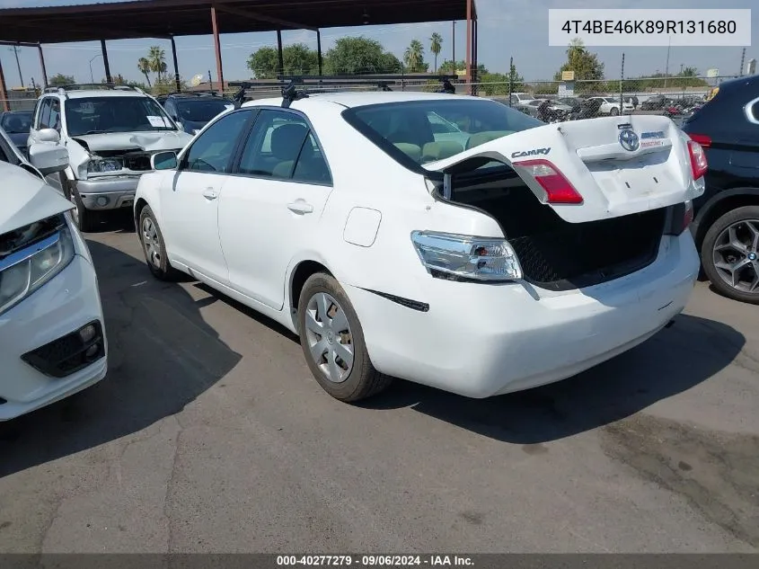 2009 Toyota Camry Le VIN: 4T4BE46K89R131680 Lot: 40277279