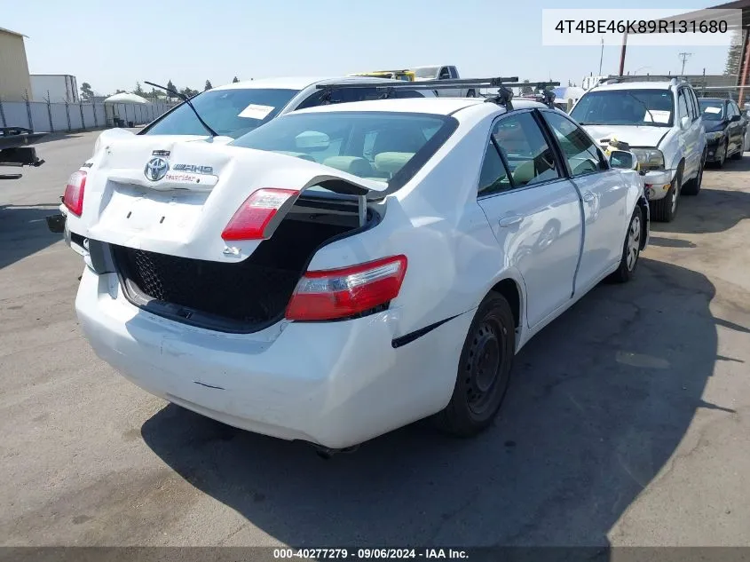 2009 Toyota Camry Le VIN: 4T4BE46K89R131680 Lot: 40277279