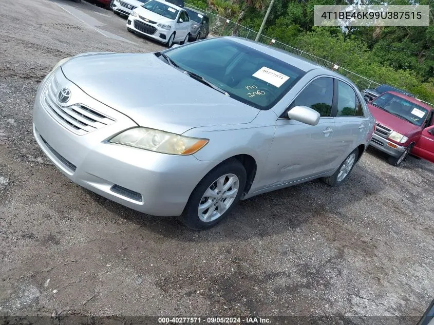 2009 Toyota Camry Se/Le/Xle VIN: 4T1BE46K99U387515 Lot: 40277571