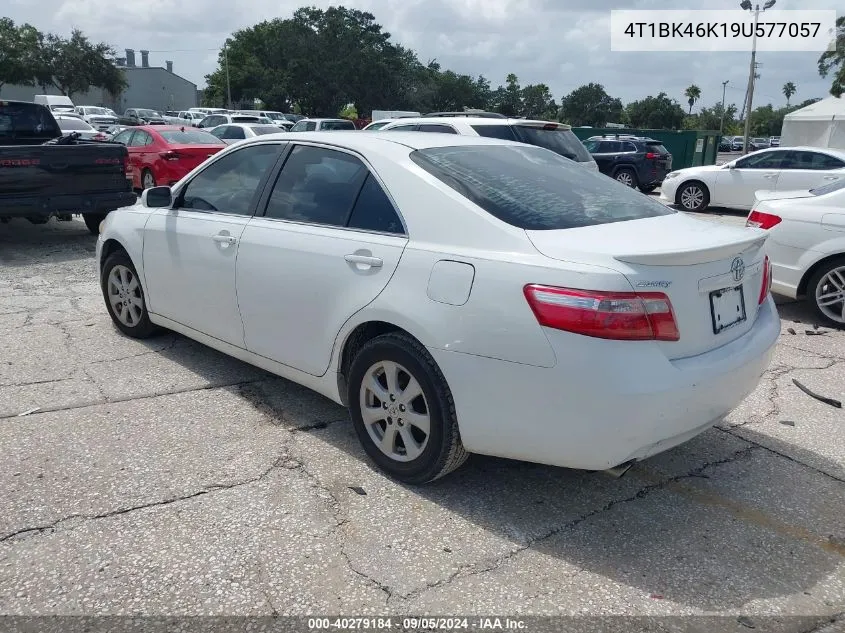 2009 Toyota Camry Le V6 VIN: 4T1BK46K19U577057 Lot: 40279184