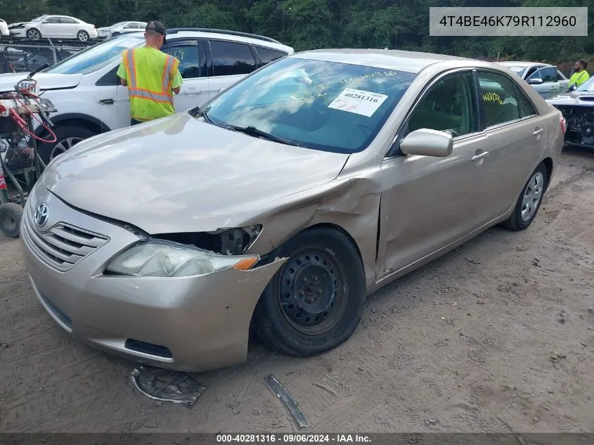 2009 Toyota Camry Le VIN: 4T4BE46K79R112960 Lot: 40281316