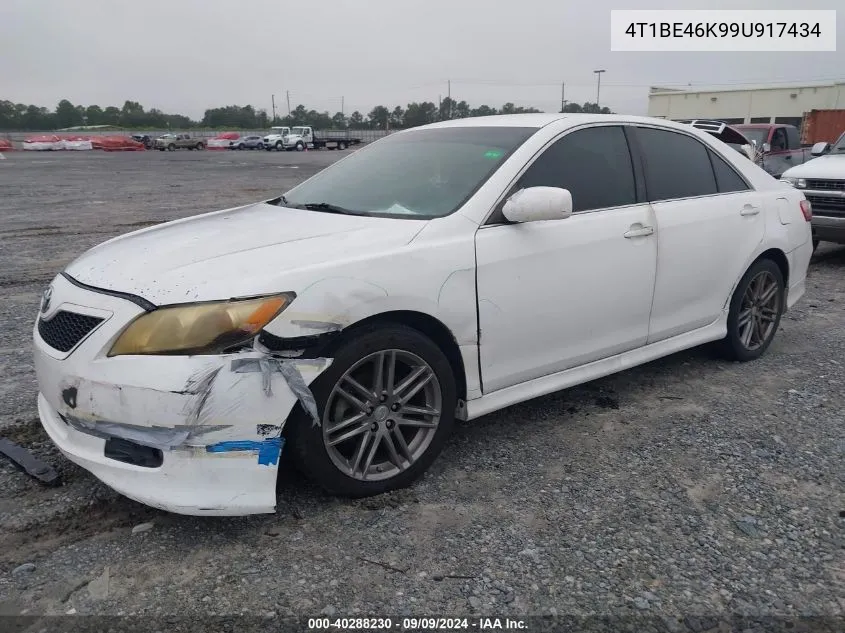 2009 Toyota Camry Se VIN: 4T1BE46K99U917434 Lot: 40288230