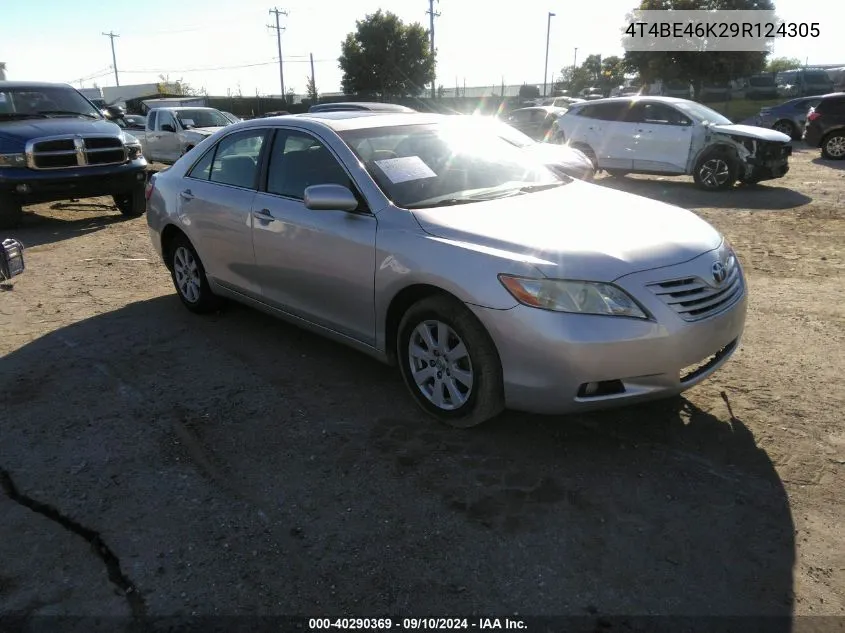 2009 Toyota Camry Se/Le/Xle VIN: 4T4BE46K29R124305 Lot: 40290369