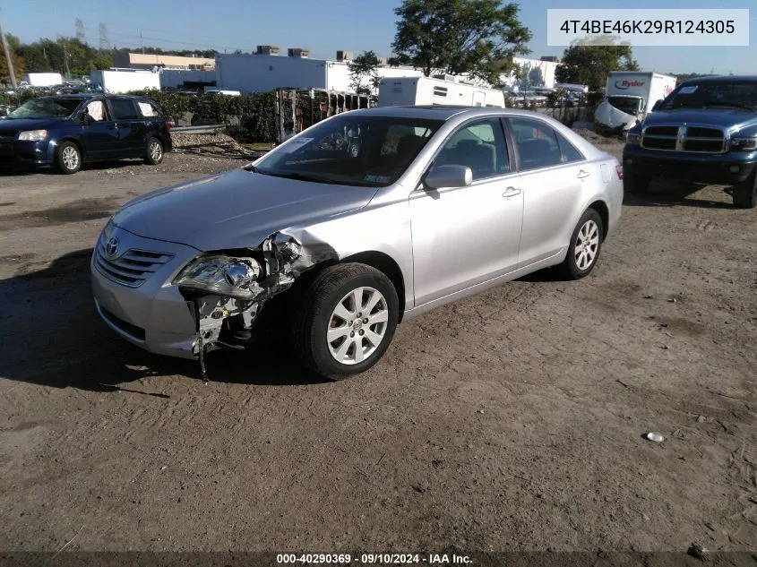 2009 Toyota Camry Se/Le/Xle VIN: 4T4BE46K29R124305 Lot: 40290369