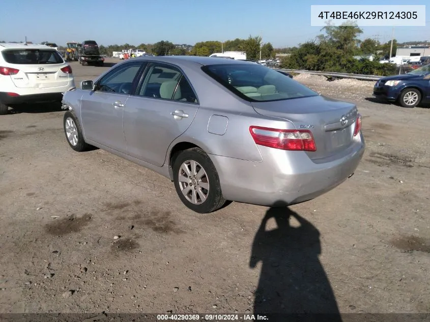 2009 Toyota Camry Se/Le/Xle VIN: 4T4BE46K29R124305 Lot: 40290369