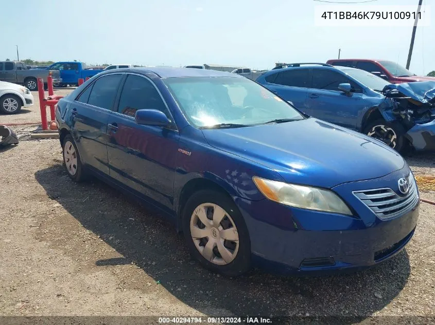 2009 Toyota Camry Hybrid VIN: 4T1BB46K79U100911 Lot: 40294794