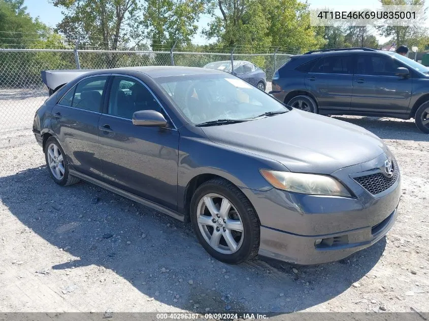 2009 Toyota Camry Se VIN: 4T1BE46K69U835001 Lot: 40296357