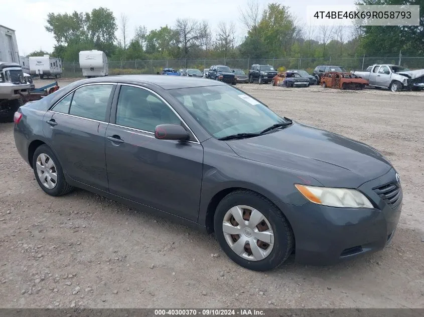 2009 Toyota Camry Se/Le/Xle VIN: 4T4BE46K69R058793 Lot: 40300370