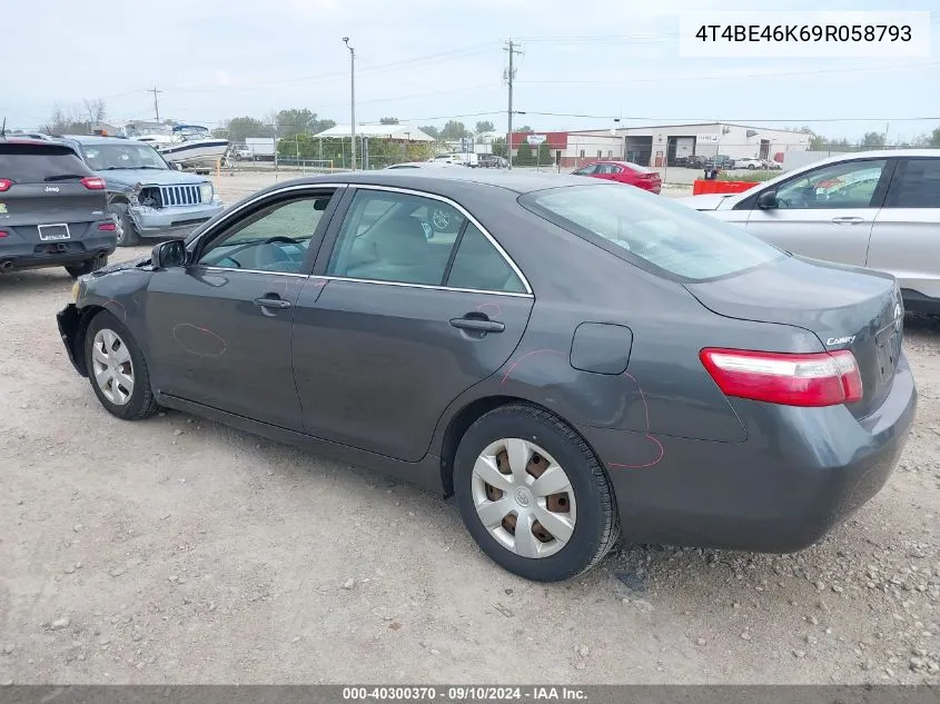 2009 Toyota Camry Se/Le/Xle VIN: 4T4BE46K69R058793 Lot: 40300370