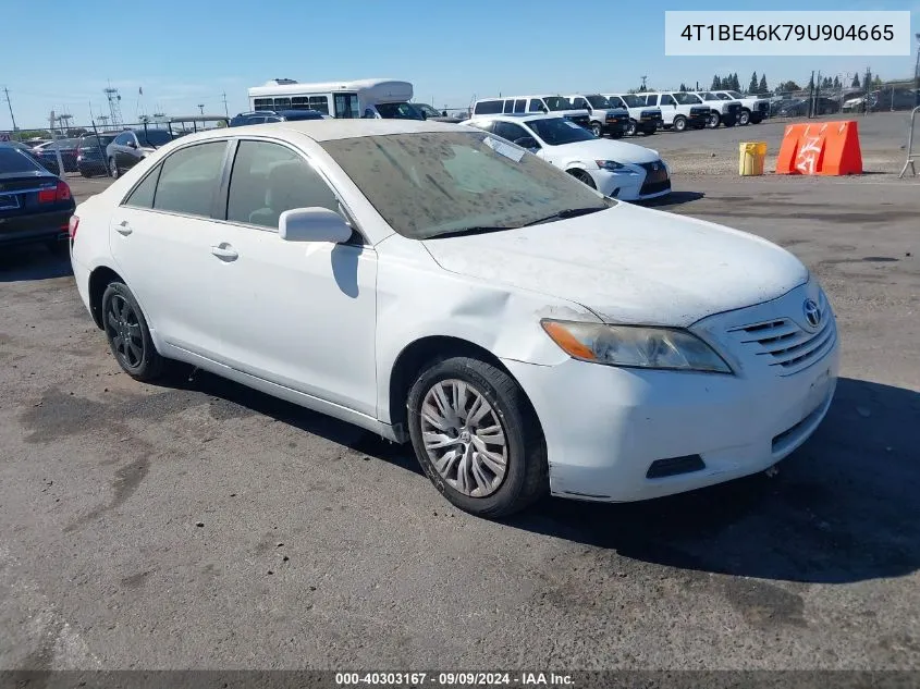 2009 Toyota Camry Le VIN: 4T1BE46K79U904665 Lot: 40303167