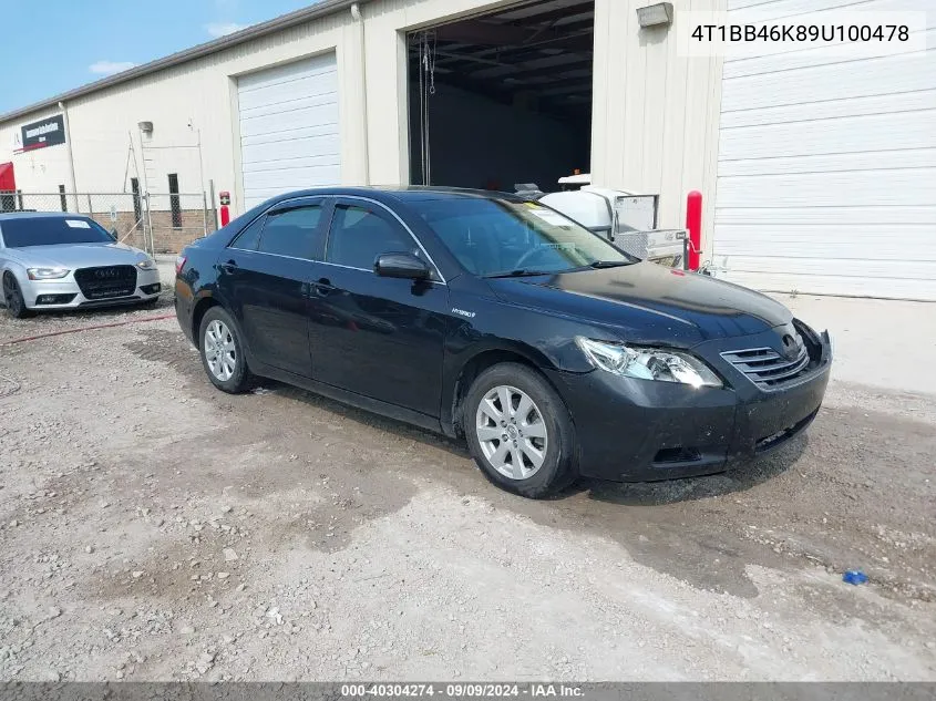 4T1BB46K89U100478 2009 Toyota Camry Hybrid