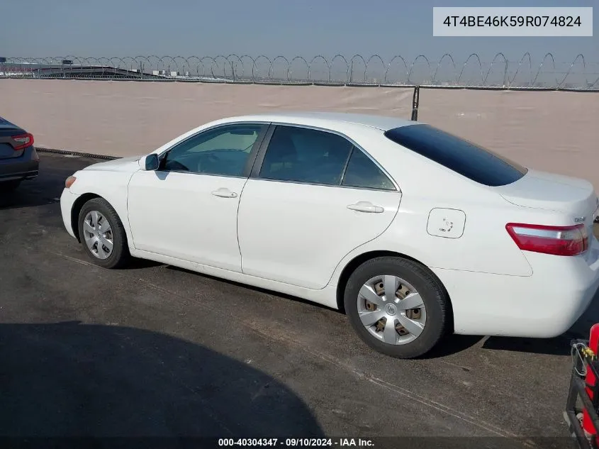 2009 Toyota Camry Le VIN: 4T4BE46K59R074824 Lot: 40304347